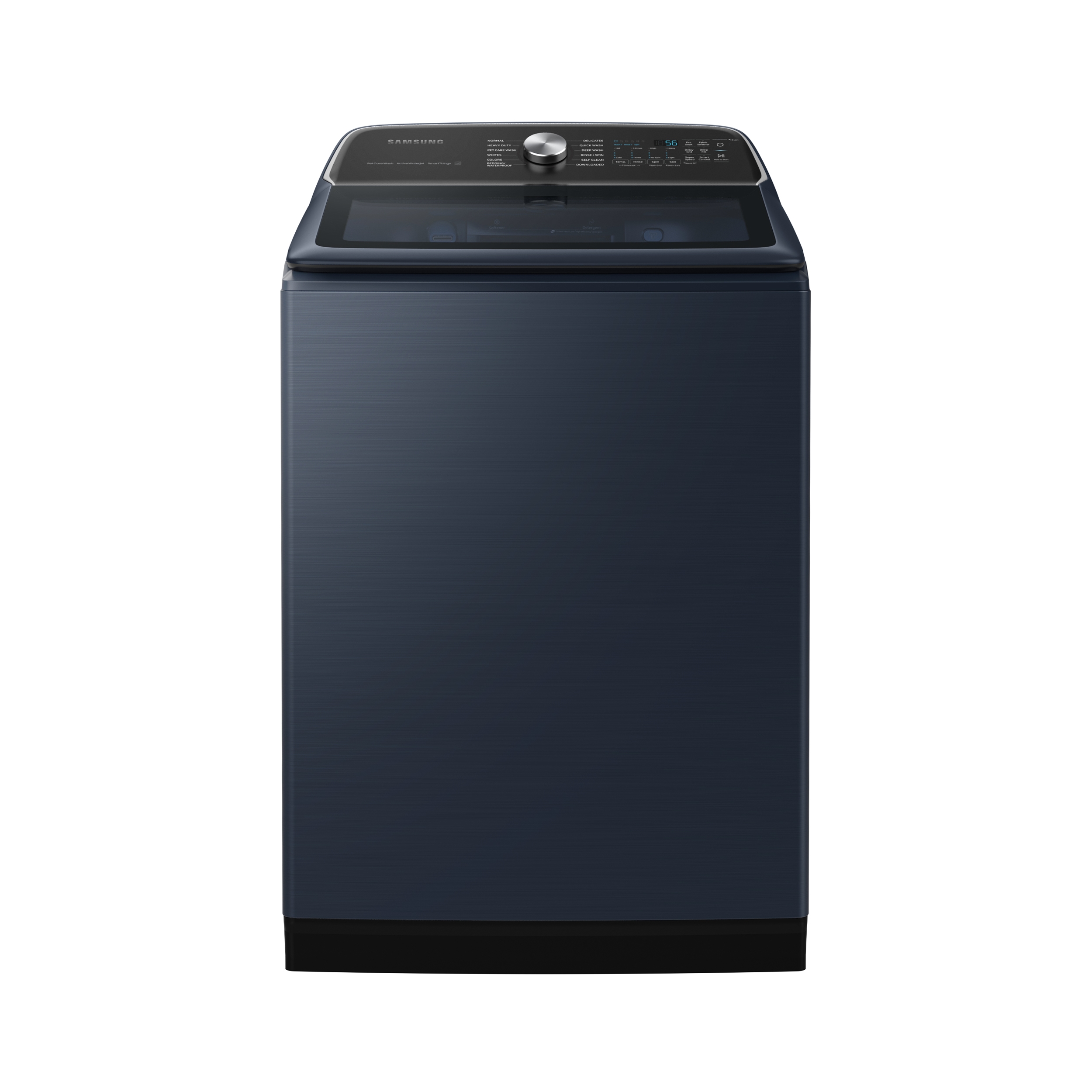 5.4 cu. ft. Smart Top Load Washer with Pet Hair Remover Setting in Navy